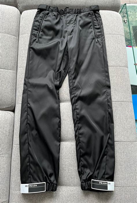 prada track pants 2018|prada nylon gabardine track pants.